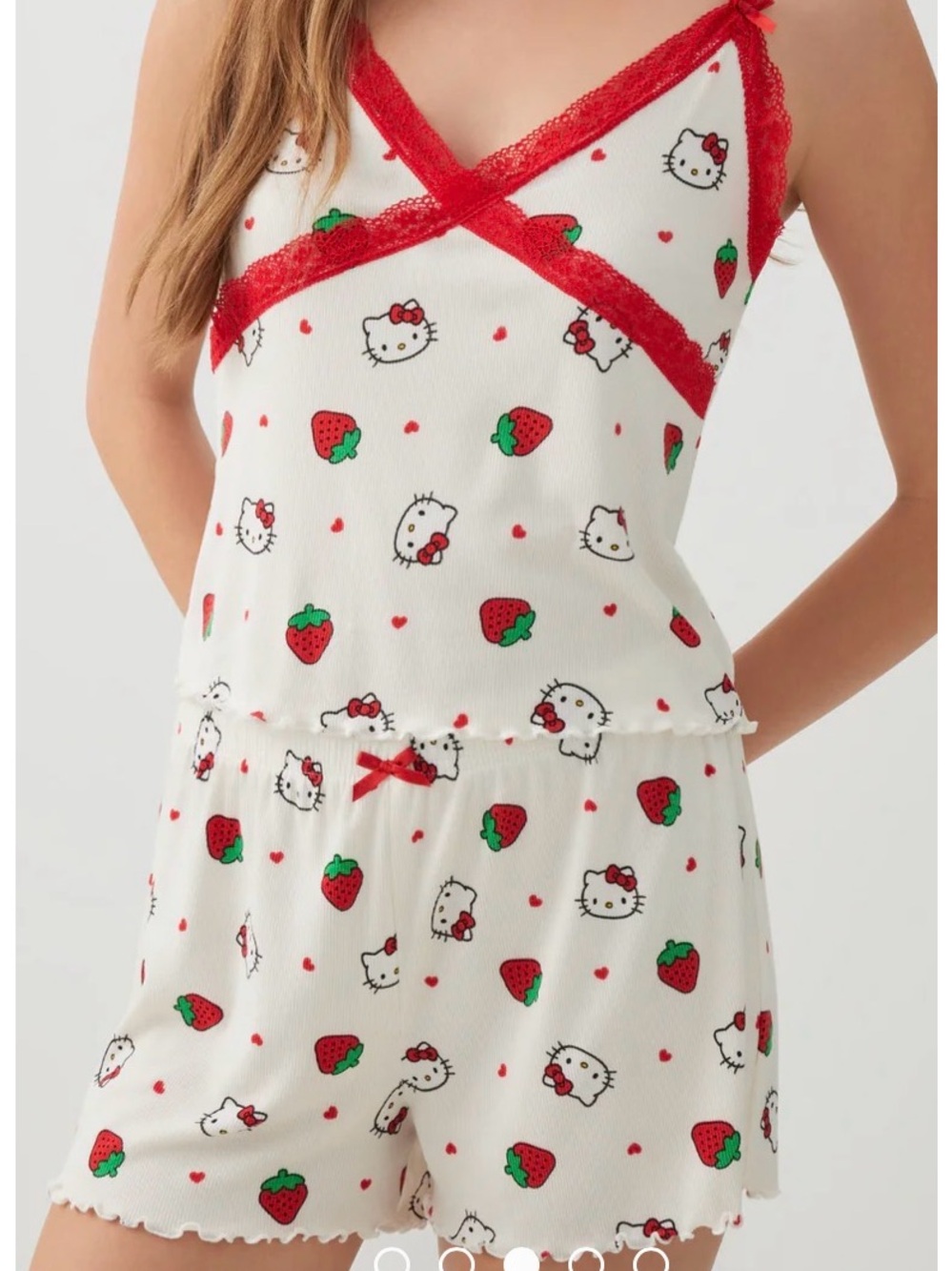 NWT- Hello Kitty Strawberry Lounge/ Sleep Set